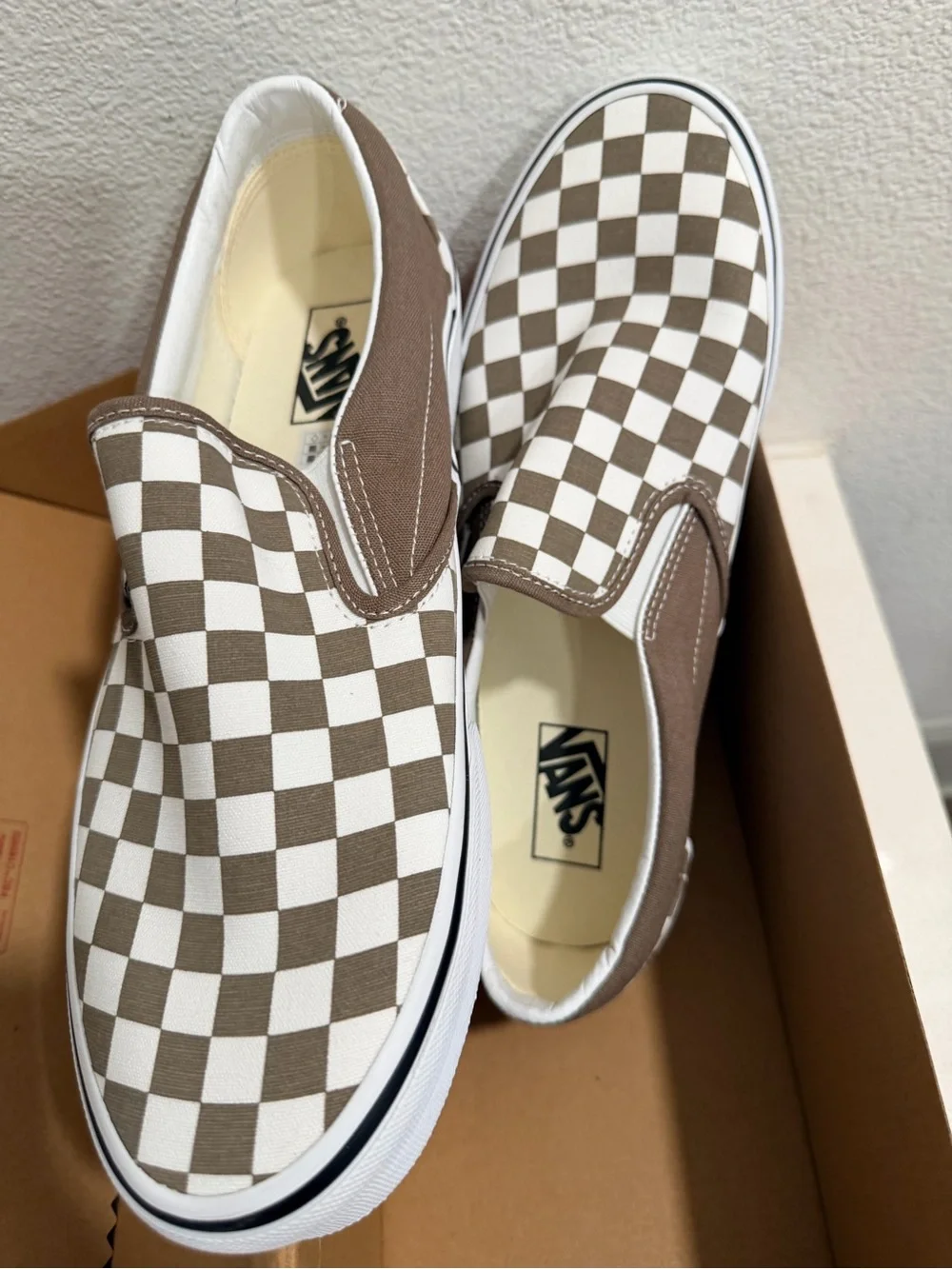 Vans Slip-On Checkerboard Sneakers - Color theory checkerboard